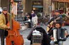 Piazza della Repubblica, very good jazz trio