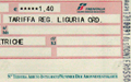 Cinque Terre train ticket