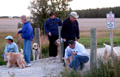 assembling for the group picture